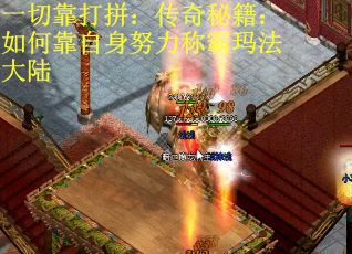 一切靠打拼：传奇秘籍：如何靠自身努力称霸玛法大陆