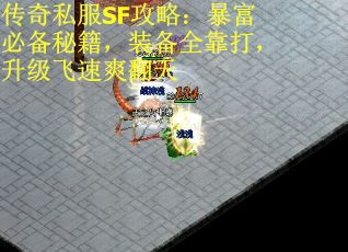 传奇私服SF攻略：暴富必备秘籍，装备全靠打，升级飞速爽翻天