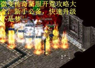微变传奇新服开荒攻略大全：新手必备，快速升级不是梦