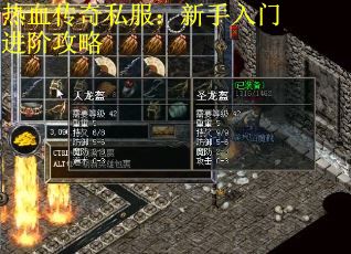 热血传奇私服：新手入门进阶攻略
