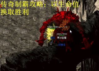 传奇制霸攻略：以生命值换取胜利
