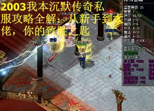 2003我本沉默传奇私服攻略全解：从新手到大佬，你的致胜之匙