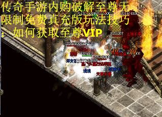 传奇手游内购破解至尊无限制免费真充版玩法技巧：如何获取至尊VIP