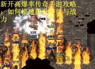 新开高爆率传奇手游攻略：如何快速提升等级与战力