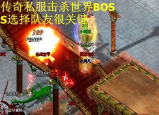 传奇私服击杀世界BOSS选择队友很关键