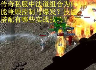 传奇私服中法道组合为何能兼顾控制与爆发？技能搭配有哪些实战技巧？