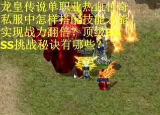 龙皇传说单职业热血传奇私服中怎样搭配技能才能实现战力翻倍？顶级BOSS挑战秘诀有哪些？