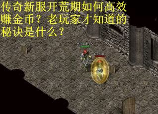 传奇新服开荒期如何高效赚金币？老玩家才知道的秘诀是什么？