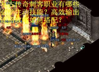 复古传奇刺客职业有哪些必学主动技能？高效输出连招攻略如何搭配？