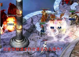 玩家想和道士打交道该怎么操作? 玩家想和道士打交道该怎么操作?