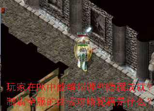 玩家在PK中能解锁哪些隐藏成就?制霸全服的终极攻略秘籍是什么? 玩家在PK中能解锁哪些隐藏成就?制霸全服的终极攻略秘籍是什么?