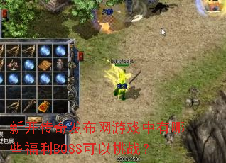 新开传奇发布网游戏中有哪些福利BOSS可以挑战? 新开传奇发布网游戏中有哪些福利BOSS可以挑战?