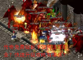 传奇免费版新手如何选择职业?快速升级攻略有哪些? 传奇免费版新手如何选择职业?快速升级攻略有哪些?