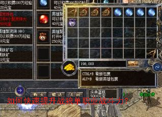 如何快速提升战狼单职业战斗力? 如何快速提升战狼单职业战斗力?