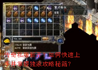 传奇私服新开?如何快速上手并掌握独家攻略秘籍? 传奇私服新开?如何快速上手并掌握独家攻略秘籍?