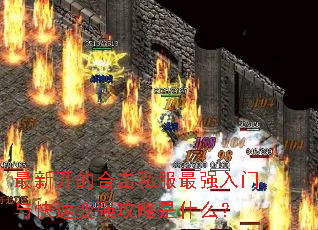 最新开的合击私服最强入门与快速变强攻略是什么? 最新开的合击私服最强入门与快速变强攻略是什么?