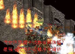传奇世界道士技能如何选择?最强搭配与升级顺序全解析 传奇世界道士技能如何选择?最强搭配与升级顺序全解析