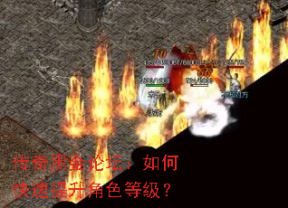 传奇黑金论坛:如何快速提升角色等级? 传奇黑金论坛:如何快速提升角色等级?