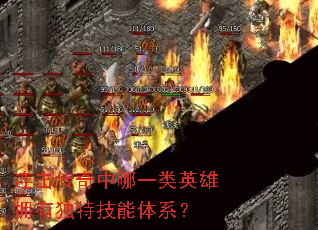 连击传奇中哪一类英雄拥有独特技能体系? 连击传奇中哪一类英雄拥有独特技能体系?