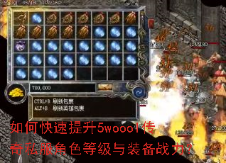 如何快速提升5woool传奇私服角色等级与装备战力? 如何快速提升5woool传奇私服角色等级与装备战力?