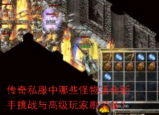 传奇私服中哪些怪物适合新手挑战与高级玩家刷装备? 传奇私服中哪些怪物适合新手挑战与高级玩家刷装备?
