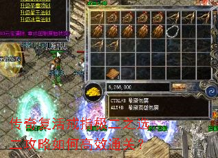 传奇复活戒指极二之选二攻略如何高效通关? 传奇复活戒指极二之选二攻略如何高效通关?